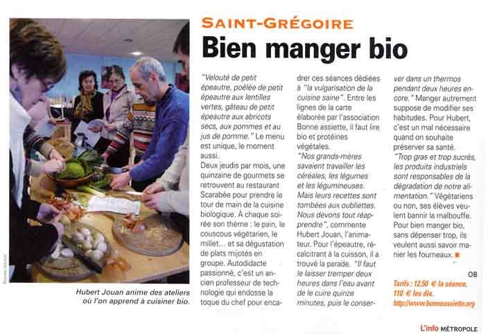 conférence cuisine avec Hubert Jouan