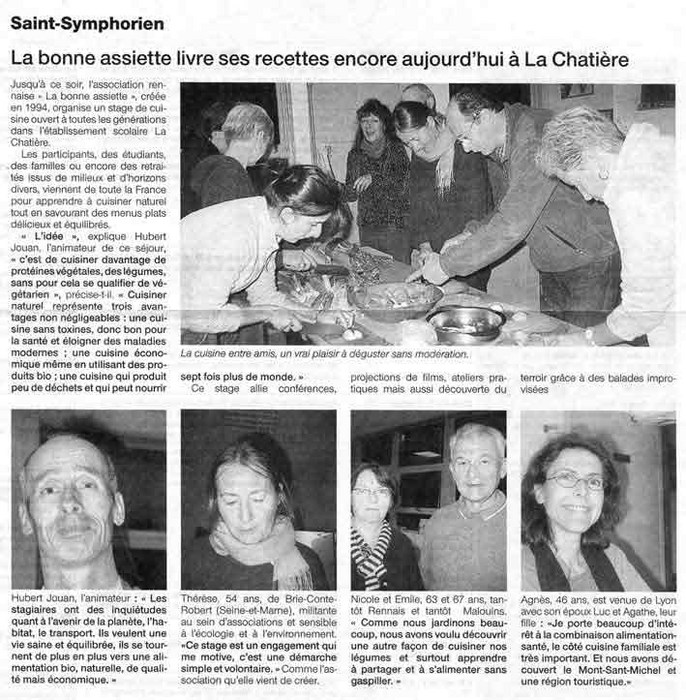 conférence cuisine avec Hubert Jouan