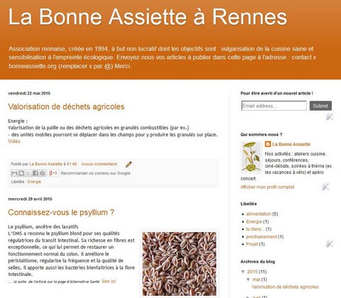 Blog La Bonne Assiette