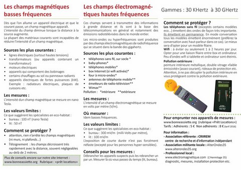 mesures les ondes chez soi